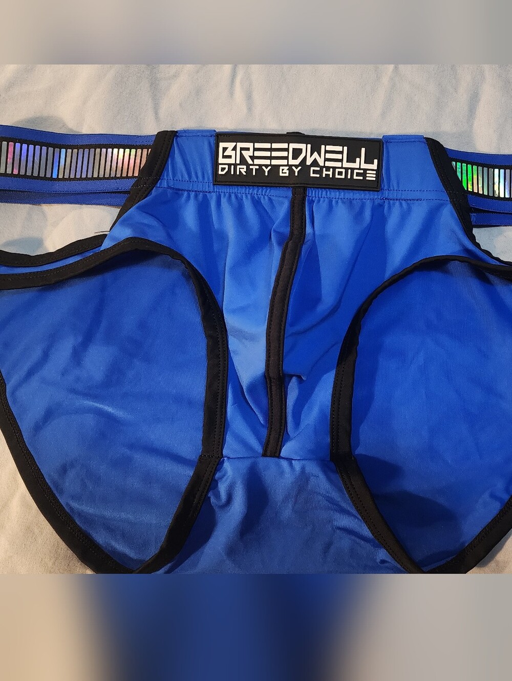 Breedwell Blue Mesh Jockstrap